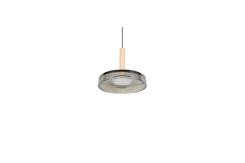 Pendel TRIO Celeste 1-dele, Mat sort/krom/træ - 1-dele, Mat sort/krom/træ - Belysning - Lamper & indendørsbelysning - Loftlampe - Pendellamper & hængelamper