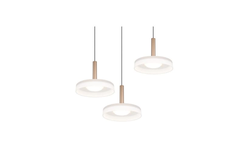 Pendel TRIO Celeste 3-dele, Mat sort/hvid/kaffebrun - 3-dele, Mat sort/hvid/kaffebrun - Belysning - Lamper & indendørsbelysning - Loftlampe - Pendellamper & hængelamper