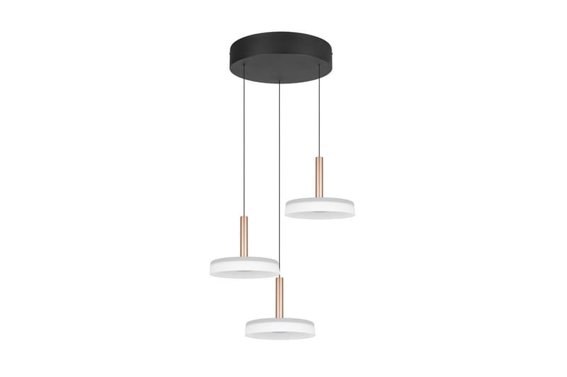 Pendel TRIO Celeste 3-dele, Mat sort/hvid/kaffebrun - 3-dele, Mat sort/hvid/kaffebrun - Belysning - Lamper & indendørsbelysning - Loftlampe - Pendellamper & hængelamper