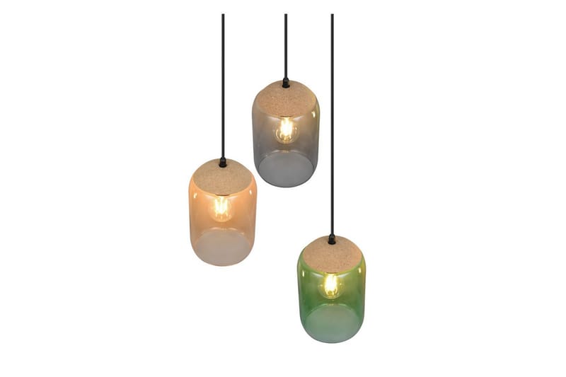 Pendel TRIO Cork 3-dele - 3-dele - Belysning - Lamper & indendørsbelysning - Loftlampe - Pendellamper & hængelamper