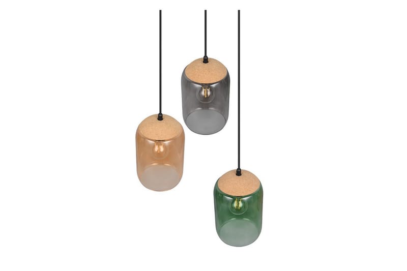 Pendel TRIO Cork 3-dele - 3-dele - Belysning - Lamper & indendørsbelysning - Loftlampe - Pendellamper & hængelamper