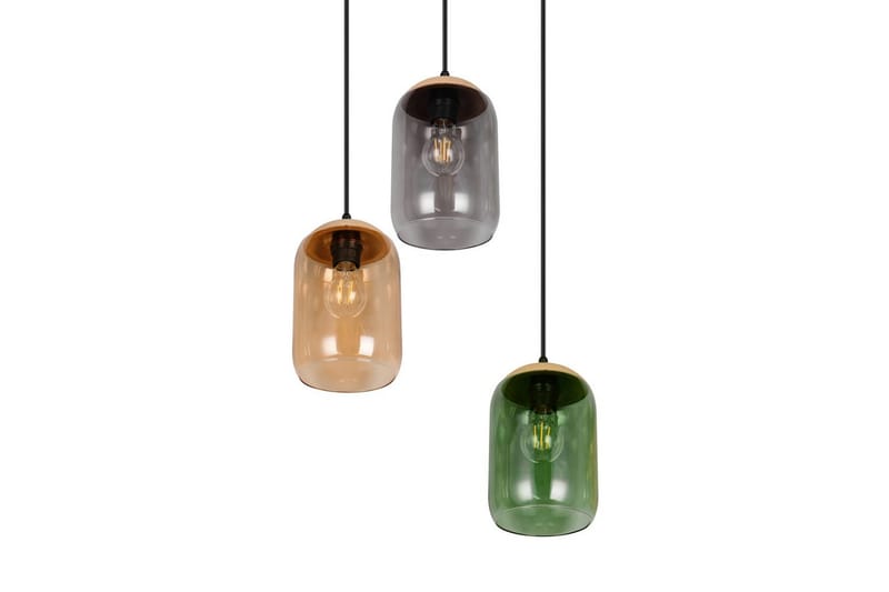 Pendel TRIO Cork 3-dele - 3-dele - Belysning - Lamper & indendørsbelysning - Loftlampe - Pendellamper & hængelamper