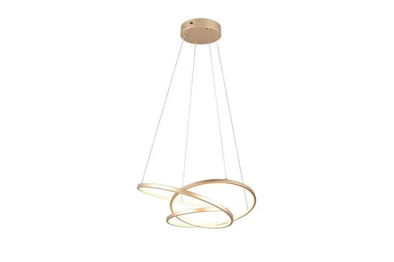 Pendel TRIO Darvin 64 cm, Guld - 64 cm, Guld - Belysning - Lamper & indendørsbelysning - Loftlampe - Pendellamper & hængelamper