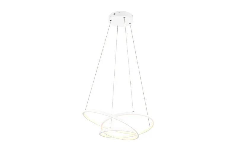 Pendel TRIO Darvin 64 cm, Mat hvid - 64 cm, Mat hvid - Belysning - Lamper & indendørsbelysning - Loftlampe - Pendellamper & hængelamper