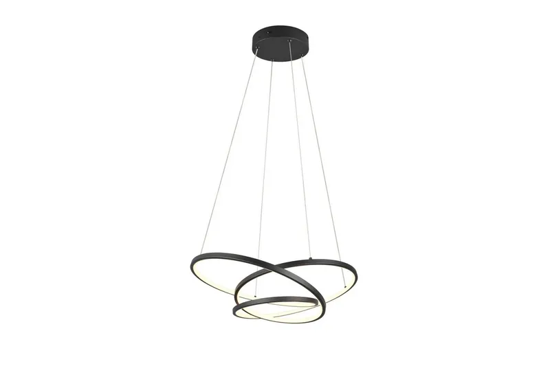 Pendel TRIO Darvin 64 cm, Matsort - 64 cm, Matsort - Belysning - Lamper & indendørsbelysning - Loftlampe - Pendellamper & hængelamper