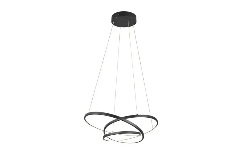 Pendel TRIO Darvin 64 cm, Matsort - 64 cm, Matsort - Belysning - Lamper & indendørsbelysning - Loftlampe - Pendellamper & hængelamper