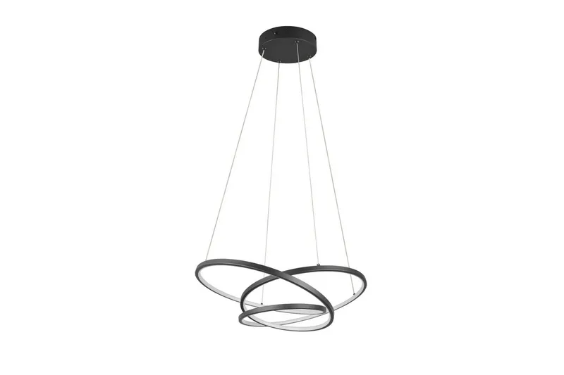 Pendel TRIO Darvin 64 cm, Matsort - 64 cm, Matsort - Belysning - Lamper & indendørsbelysning - Loftlampe - Pendellamper & hængelamper