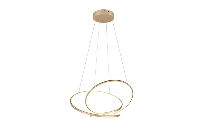 Pendel TRIO Darvin 84 cm, Guld - 84 cm, Guld - Belysning - Lamper & indendørsbelysning - Loftlampe - Pendellamper & hængelamper
