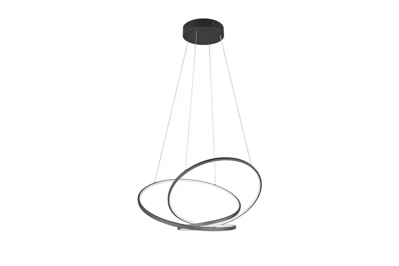 Pendel TRIO Darvin 84 cm, Matsort - 84 cm, Matsort - Belysning - Lamper & indendørsbelysning - Loftlampe - Pendellamper & hængelamper