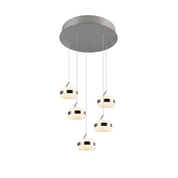Pendel TRIO Dios - 5 lamper/Børstet Stål - Belysning - Lamper & indendørsbelysning - Loftlampe - Pendellamper & hængelamper