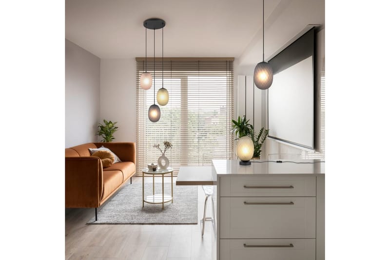 Pendel TRIO Facette 3-dele - 3-dele - Belysning - Lamper & indendørsbelysning - Loftlampe - Pendellamper & hængelamper