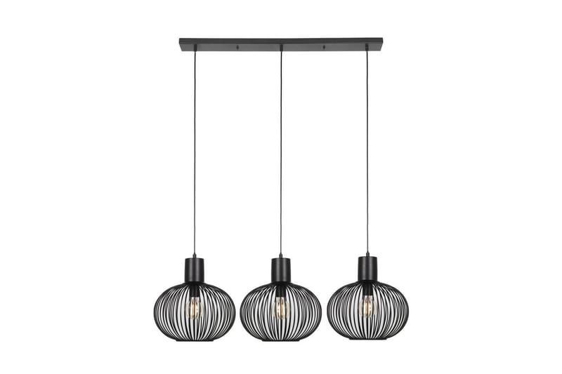 Pendel TRIO Gila 3-dele, Matsort - 3-dele, Matsort - Belysning - Lamper & indendørsbelysning - Loftlampe - Pendellamper & hængelamper
