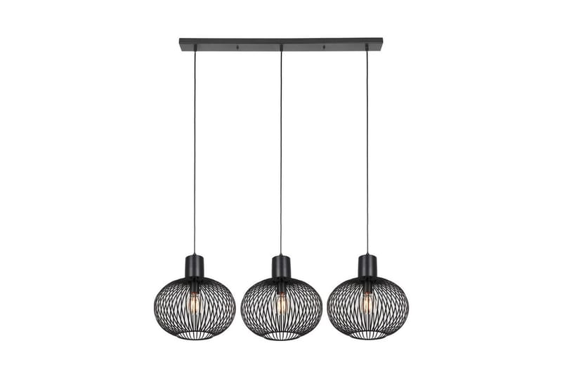 Pendel TRIO Gila 3-dele, Matsort - 3-dele, Matsort - Belysning - Lamper & indendørsbelysning - Loftlampe - Pendellamper & hængelamper