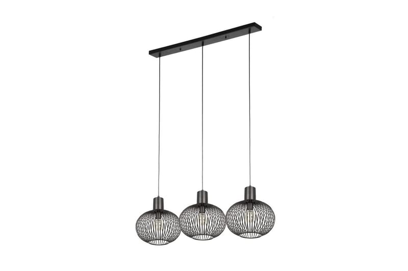 Pendel TRIO Gila 3-dele, Matsort - 3-dele, Matsort - Belysning - Lamper & indendørsbelysning - Loftlampe - Pendellamper & hængelamper