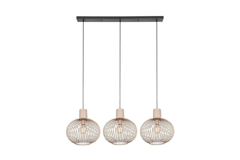 Pendel TRIO Gila 3-dele, Sand - 3-dele, Sand - Belysning - Lamper & indendørsbelysning - Loftlampe - Pendellamper & hængelamper