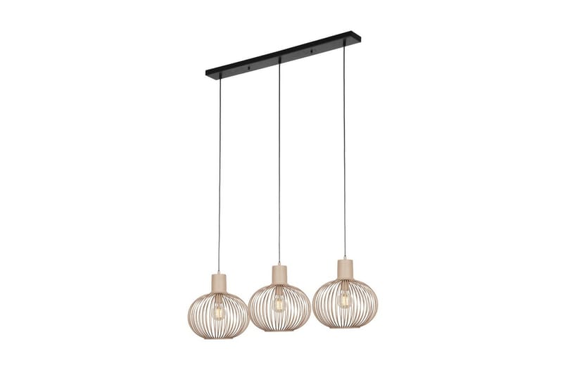Pendel TRIO Gila 3-dele, Sand - 3-dele, Sand - Belysning - Lamper & indendørsbelysning - Loftlampe - Pendellamper & hængelamper