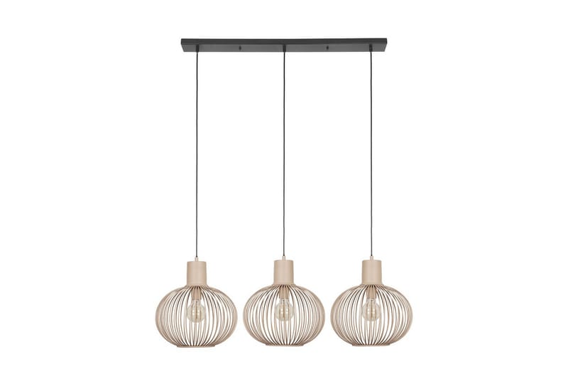 Pendel TRIO Gila 3-dele, Sand - 3-dele, Sand - Belysning - Lamper & indendørsbelysning - Loftlampe - Pendellamper & hængelamper