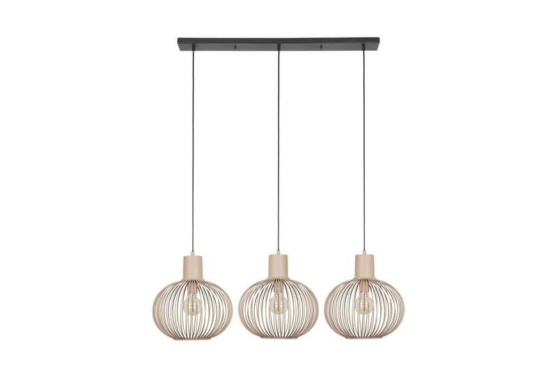 Pendel TRIO Gila 3-dele, Sand - 3-dele, Sand - Belysning - Lamper & indendørsbelysning - Loftlampe - Pendellamper & hængelamper