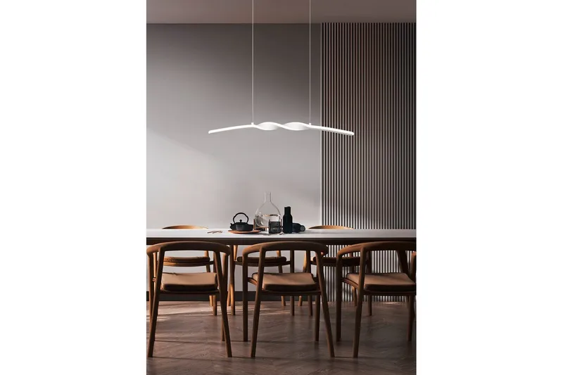 Pendel TRIO Ginko Mat hvid - Mat hvid - Belysning - Lamper & indendørsbelysning - Loftlampe - Pendellamper & hængelamper