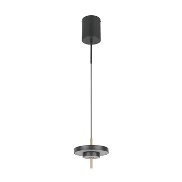 Pendel TRIO Keaton - 1 lampe 20 cm, Mat sort/Messing - Belysning - Lamper & indendørsbelysning - Loftlampe - Pendellamper & hængelamper