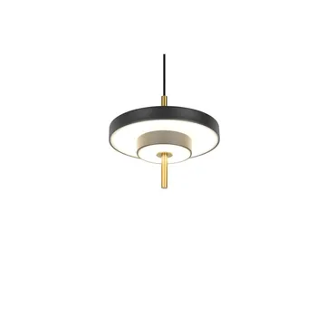 Pendel TRIO Keaton - 1 lampe 20 cm, Mat sort/Messing - Belysning - Lamper & indendørsbelysning - Loftlampe - Pendellamper & hængelamper