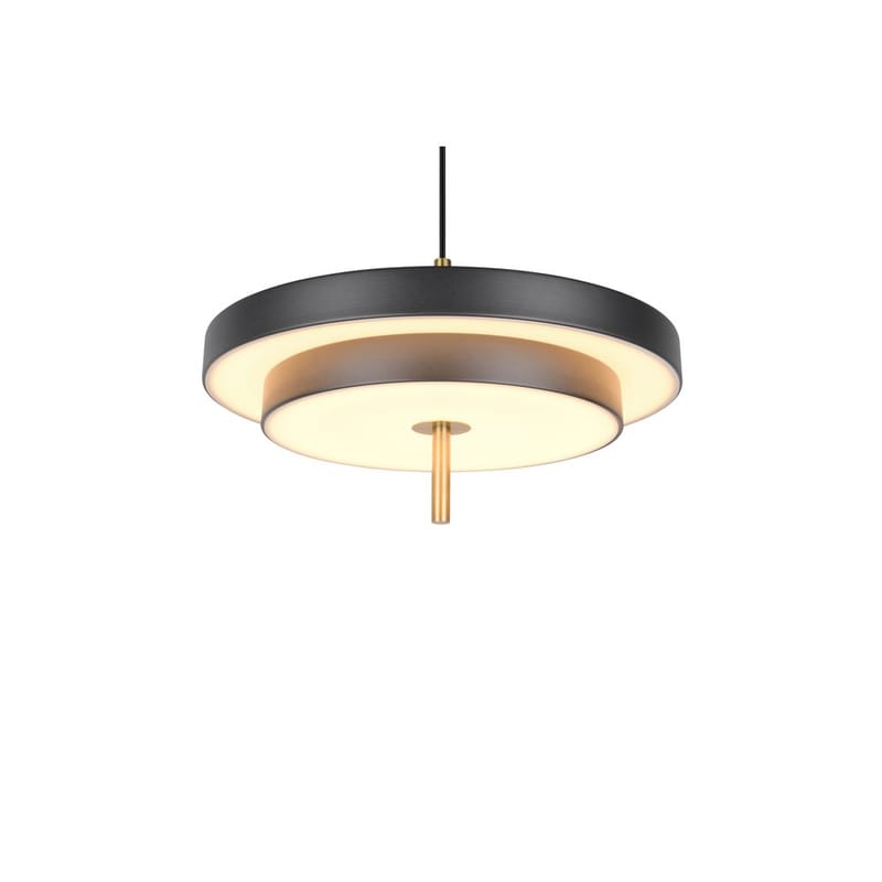 Pendel TRIO Keaton - 1 lampe 40 cm, matsort/messing - Belysning - Lamper & indendørsbelysning - Loftlampe - Pendellamper & hængelamper