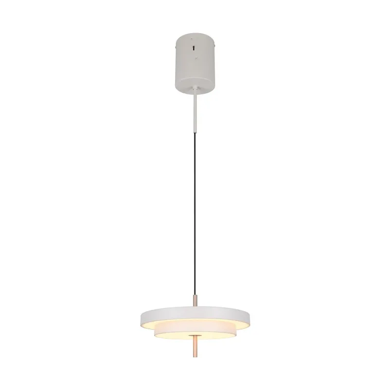 Pendel TRIO Keaton, 1 lampe 40 cm, varm grå