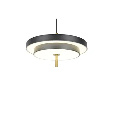 Pendel TRIO Keaton - 1 lampe 40 cm/matsort/messing - Belysning - Lamper & indendørsbelysning - Loftlampe - Pendellamper & hængelamper
