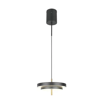 Pendel TRIO Keaton - 1 lampe 40 cm/matsort/messing - Belysning - Lamper & indendørsbelysning - Loftlampe - Pendellamper & hængelamper