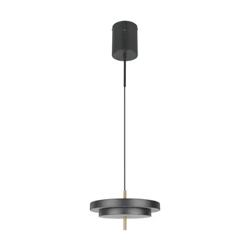 Pendel TRIO Keaton - 1 lampe 40 cm/matsort/messing - Belysning - Lamper & indendørsbelysning - Loftlampe - Pendellamper & hængelamper