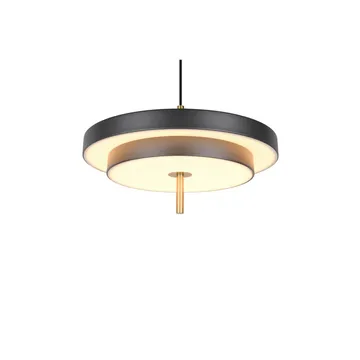 Pendel TRIO Keaton - 1 lampe 40 cm/matsort/messing - Belysning - Lamper & indendørsbelysning - Loftlampe - Pendellamper & hængelamper
