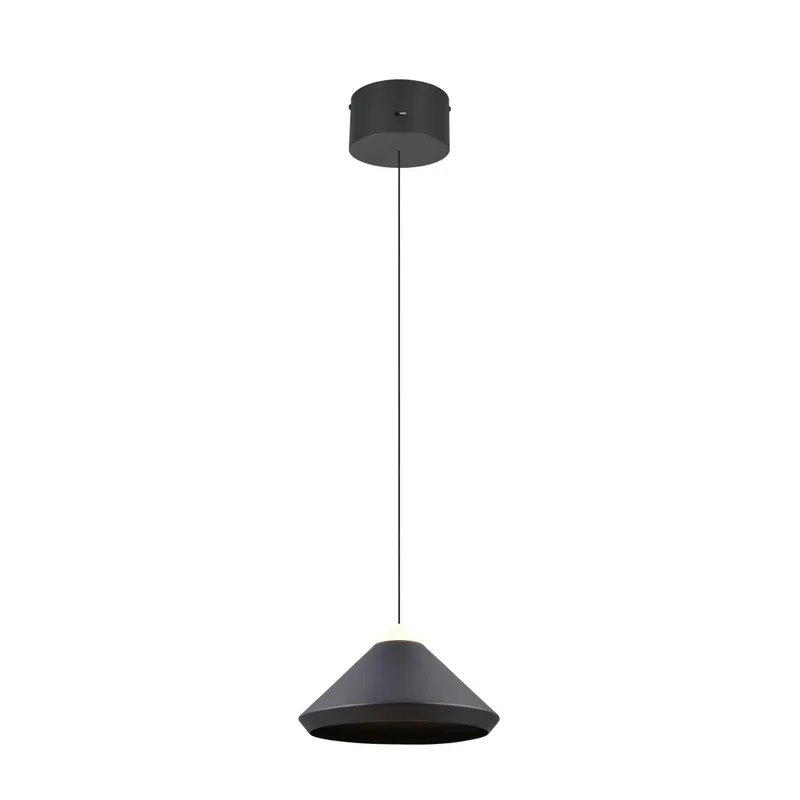 Pendel TRIO Laguna, 1 lampe, Mat sort