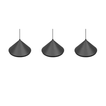 Pendel TRIO Laguna - 3 lamper, Mat sort - Belysning - Lamper & indendørsbelysning - Loftlampe - Pendellamper & hængelamper