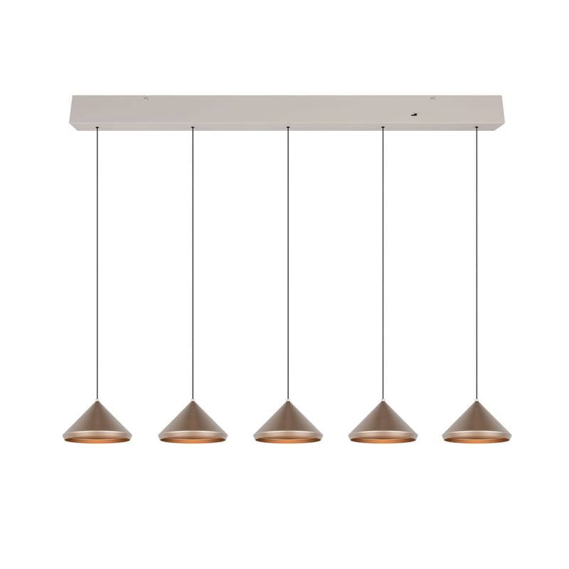Pendel TRIO Laguna - 5 lamper, Kaffe - Belysning - Lamper & indendørsbelysning - Loftlampe - Pendellamper & hængelamper