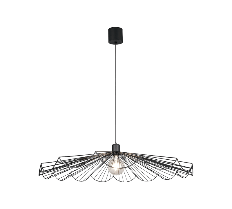 Pendel TRIO Margarita, 80 cm, enkel skærm