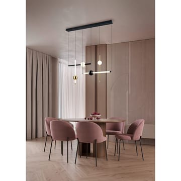 Pendel TRIO Melita - 110 cm/Mat sort - Belysning - Lamper & indendørsbelysning - Loftlampe - Pendellamper & hængelamper