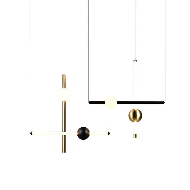 Pendel TRIO Melita - 110 cm/Mat sort - Belysning - Lamper & indendørsbelysning - Loftlampe - Pendellamper & hængelamper