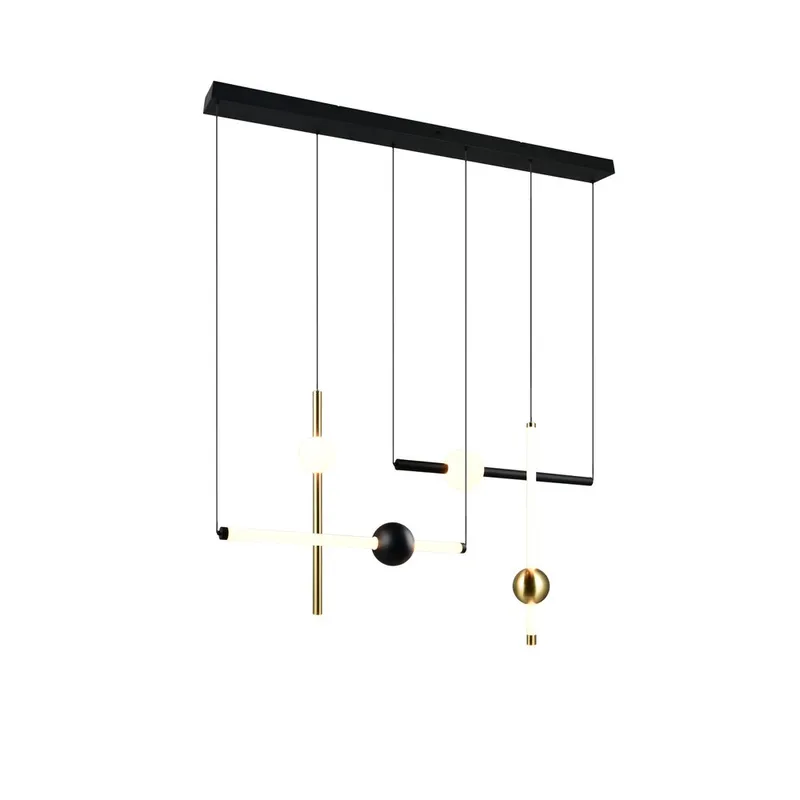 Pendel TRIO Melita, 110 cm/Mat sort