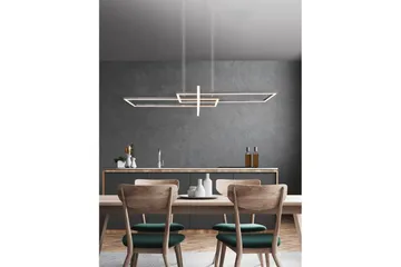 Pendel TRIO Salinas Børstet stål - Børstet stål - Belysning - Lamper & indendørsbelysning - Loftlampe - Pendellamper & hængelamper