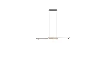 Pendel TRIO Salinas Børstet stål - Børstet stål - Belysning - Lamper & indendørsbelysning - Loftlampe - Pendellamper & hængelamper