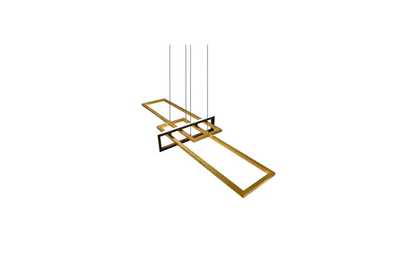 Pendel TRIO Salinas Matmessing/matsort - Matmessing/matsort - Belysning - Lamper & indendørsbelysning - Loftlampe - Pendellamper & hængelamper