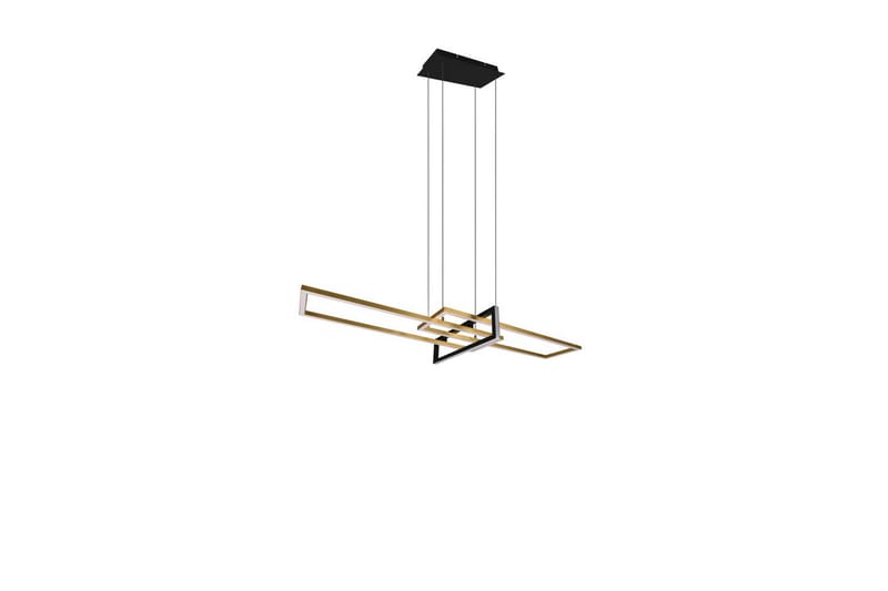 Pendel TRIO Salinas Matmessing/matsort - Matmessing/matsort - Belysning - Lamper & indendørsbelysning - Loftlampe - Pendellamper & hængelamper