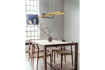 Pendel TRIO Salinas Matmessing/matsort - Matmessing/matsort - Belysning - Lamper & indendørsbelysning - Loftlampe - Pendellamper & hængelamper