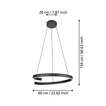 Pendellampe Andabaia - 60 cm - Belysning - Lamper & indendørsbelysning - Loftlampe - Pendellamper & hængelamper