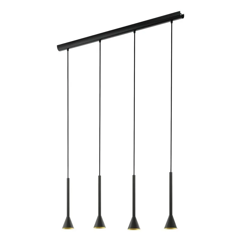 Pendellampe Cortaderas med 4 lamper, 113 cm