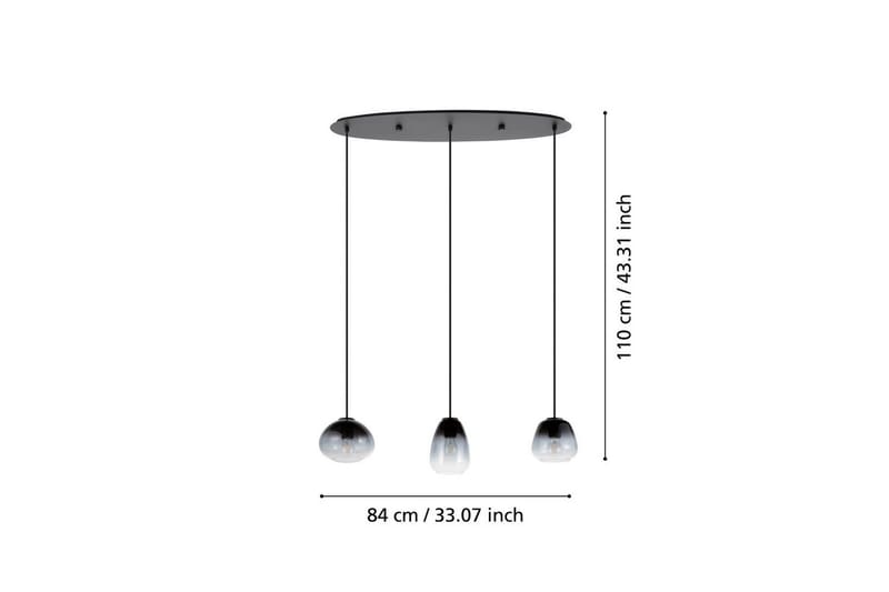 Pendellampe Eglo Aguilares - Sort - Belysning - Lamper & indendørsbelysning - Loftlampe - Pendellamper & hængelamper