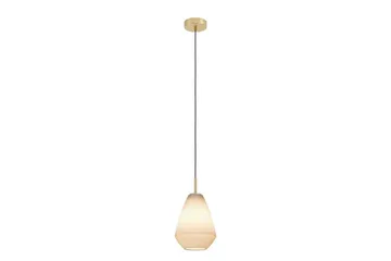 Pendellampe Eglo Caprarola - Beige/Messing - Belysning - Lamper & indendørsbelysning - Loftlampe - Pendellamper & hængelamper