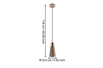 Pendellampe Eglo Losalomas - Bronze/Guld - Belysning - Lamper & indendørsbelysning - Loftlampe - Pendellamper & hængelamper