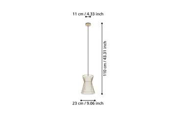 Pendellampe Eglo Maseta Guldfarvet Hvid - Guld/Hvid - Belysning - Lamper & indendørsbelysning - Loftlampe - Pendellamper & hængelamper