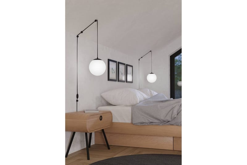 Pendellampe Eglo Rondo 3 - Hvid/Sort - Belysning - Lamper & indendørsbelysning - Loftlampe - Pendellamper & hængelamper